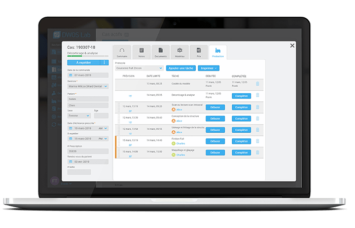 Logiciel de gestion - DWOS LAB - Dental Wings Logiciel de gestion - DWOS LAB - Dental Wings