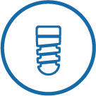 The optimal implant position is DETERMINED and the surgical guide designed in coDiagnostiX